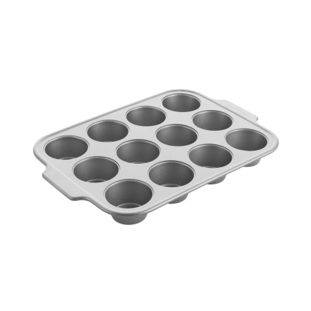 KitchenAid - Metal Bakeware Muffin Pan - Silver