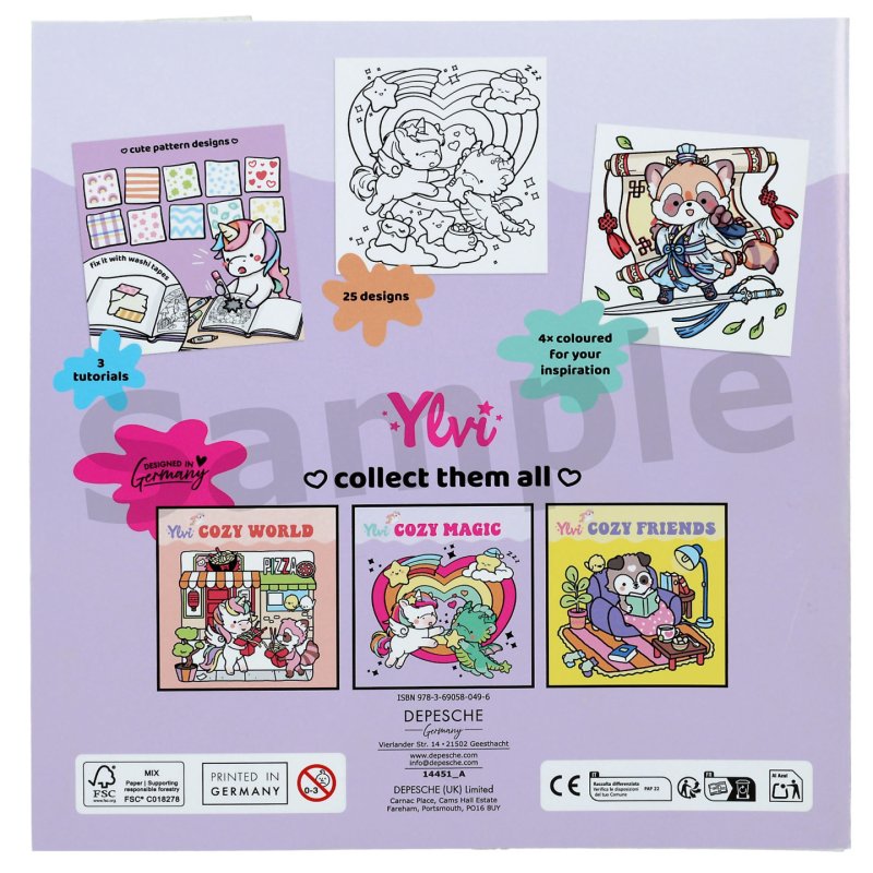 Ylvi - COZY Magic Colouring Book (0414451)