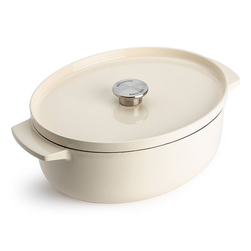 KitchenAid - KA-Oval Casserole - Almond Cream - 30 cm/5.6L