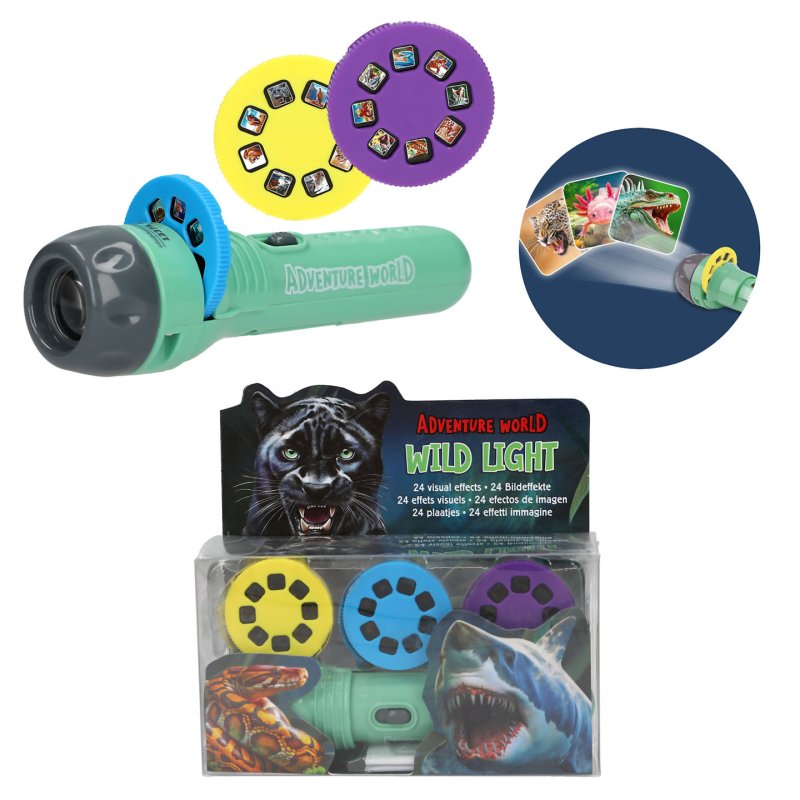 Dino World Action Word Projector Torch