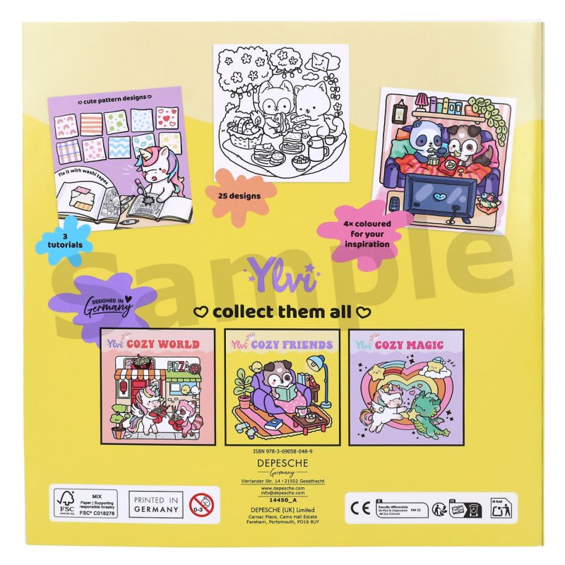 Ylvi - COZY Friends Colouring Book (0414450)