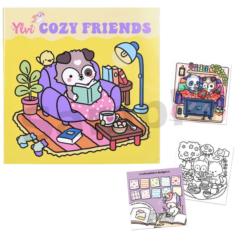 Ylvi - COZY Friends Colouring Book (0414450)