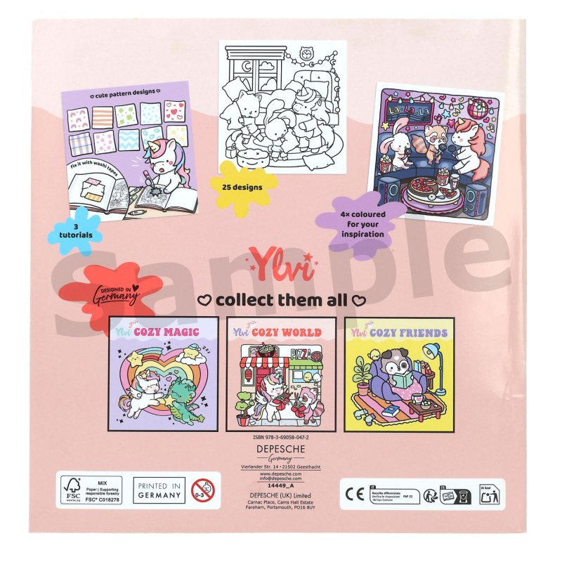 Ylvi - COZY World Colouring Book (0414449)