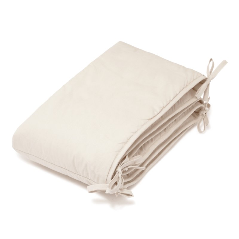 Vanilla Copenhagen - Bed Bumper Crib - Oyster Grey - 25x260 cm