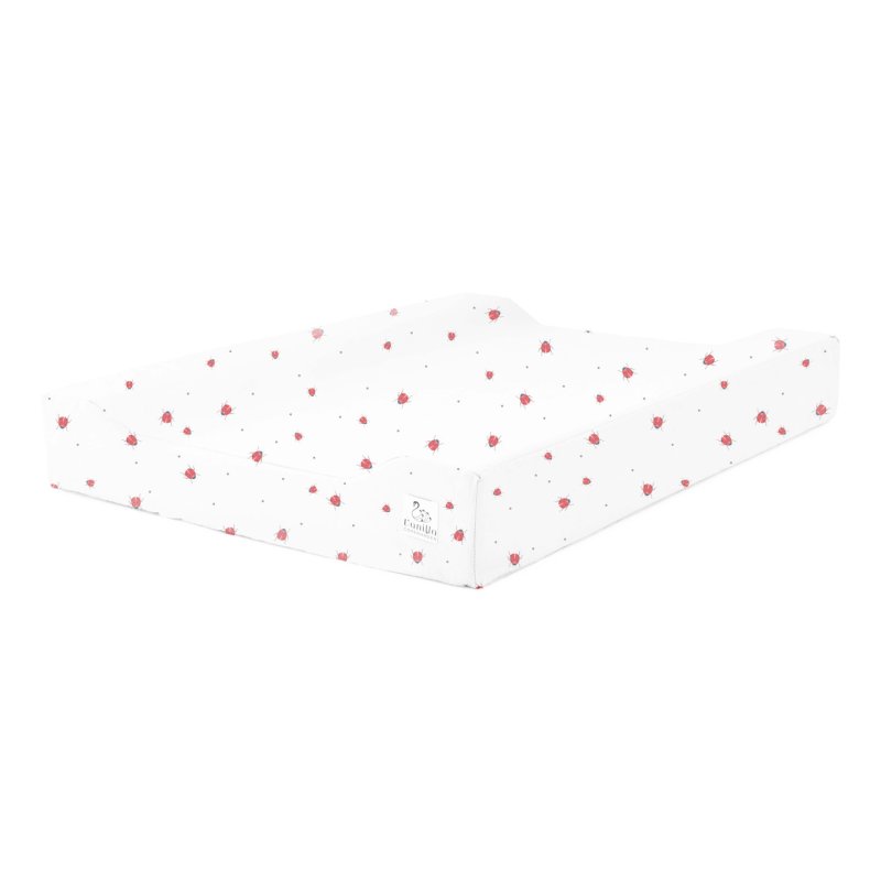 Vanilla Copenhagen - Changing Mat - Lady Lovebug - Milk - 50 x 64 x 9 cm