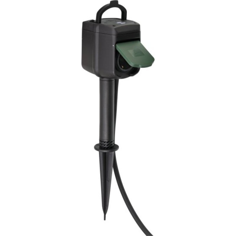 brennenstuhl®Connect WiFi Gartensteckdose mit Erdspieß CS und Mo