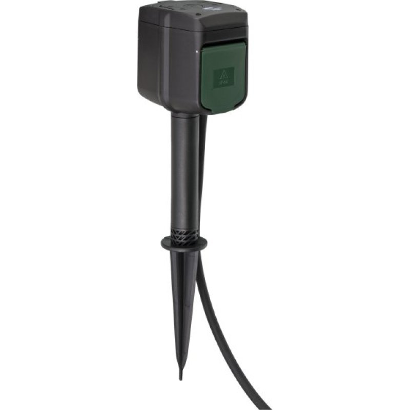 brennenstuhl®Connect WiFi Gartensteckdose mit Erdspieß CS und Mo