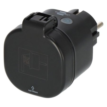 Connect WiFi Steckdose WA 3600 XS03 Outdoor (schwarz, Sprachsteuerung, Zeitschaltuhr, App)