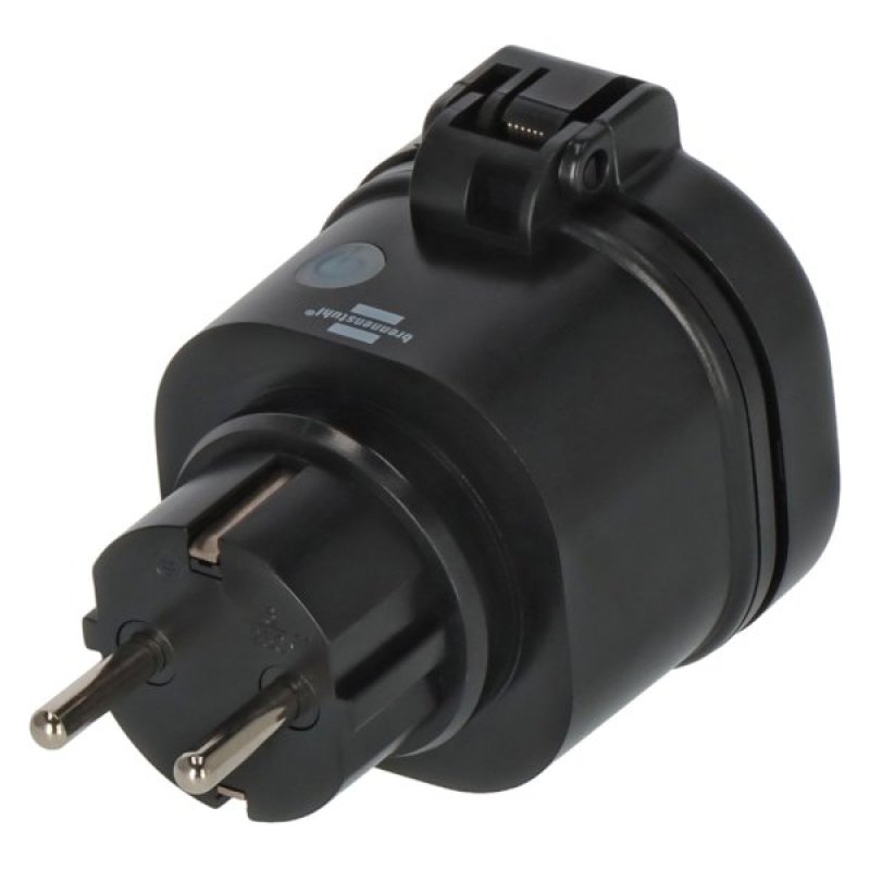 Connect WiFi Steckdose WA 3600 XS03 Outdoor (schwarz, Sprachsteuerung, Zeitschaltuhr, App)