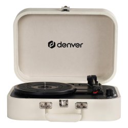 Denver VPL-130 Tourne-disque à entraînement direct Beige Automatique