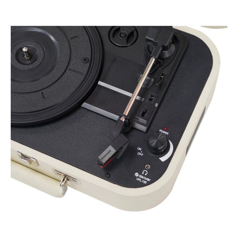 Denver VPL-130 Tourne-disque à entraînement direct Beige Automatique