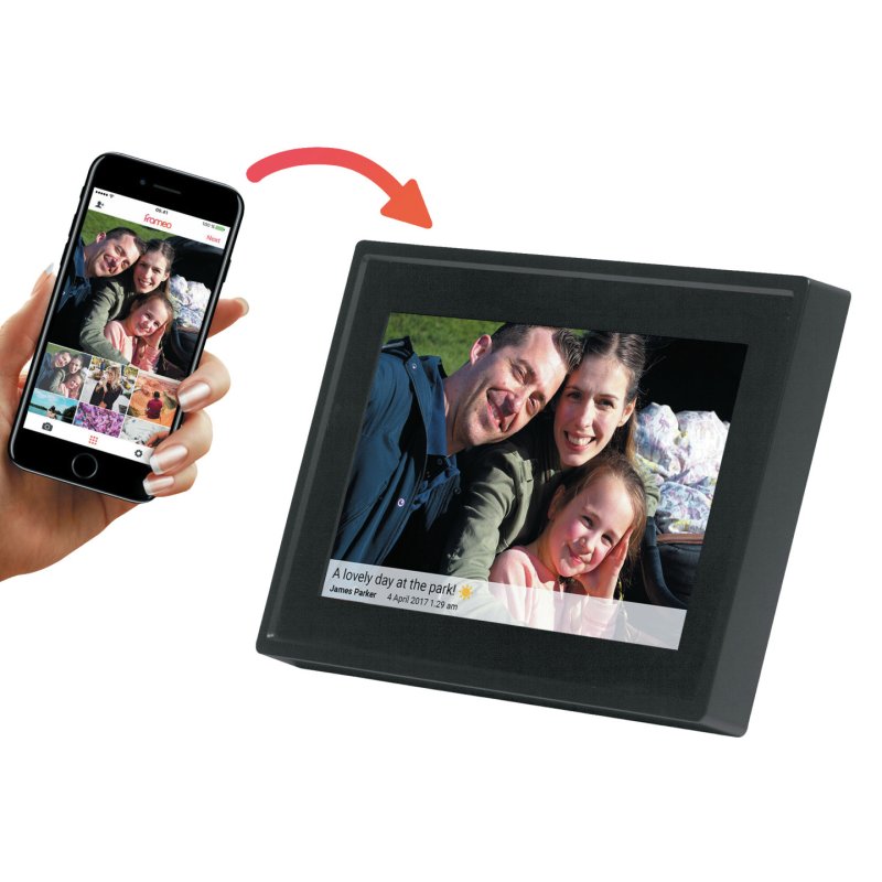 Denver 7" digital Wi-Fi photoframe with FRAMEO photo software