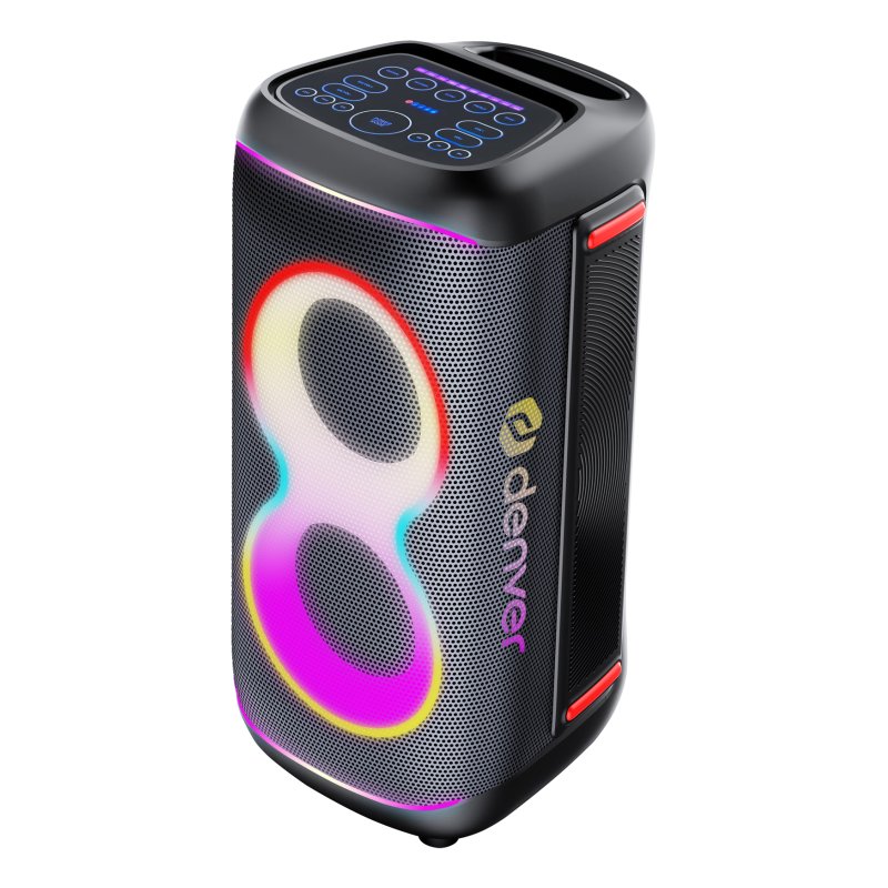 ALTAVOZ DE FIESTA DENVER BPS-370 BLUETOOTH CON 100W DE POTENCIA