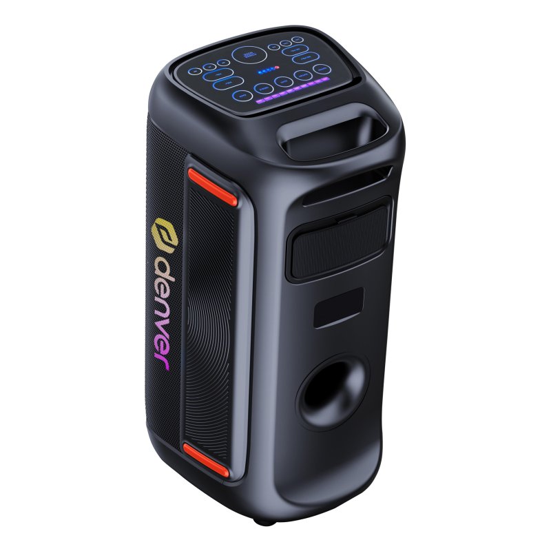 ALTAVOZ DE FIESTA DENVER BPS-370 BLUETOOTH CON 100W DE POTENCIA