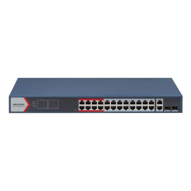 Hikvision DS-3E1326P-EI(B) network switch Managed Fast Ethernet (10/100) Power over Ethernet (PoE) 1U Blue