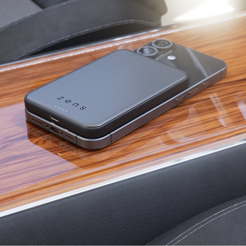 ZENS ZEPP11B/00 power bank 10000 mAh Wireless charging Black