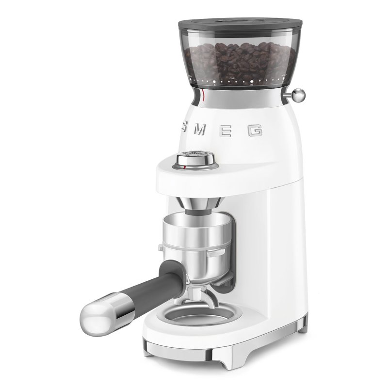 Smeg CGF03WHEU appareil à moudre le café 150 W Blanc
