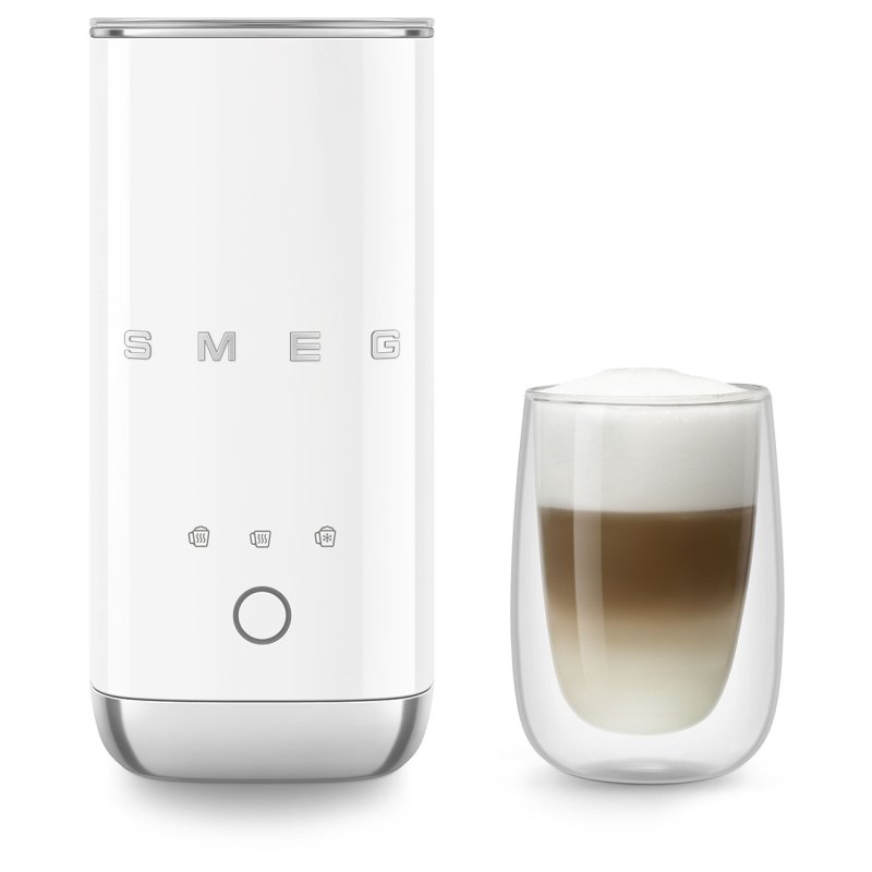 Smeg MFF02WHEU Mousseur et réchauffeur de lait Mousseur/Chauffe-lait automatique Blanc