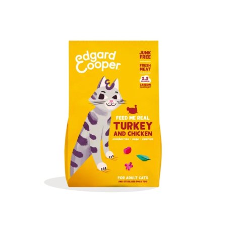 Edgard Cooper - Cat Adult Dryfood Turkey/Chicken - 325g