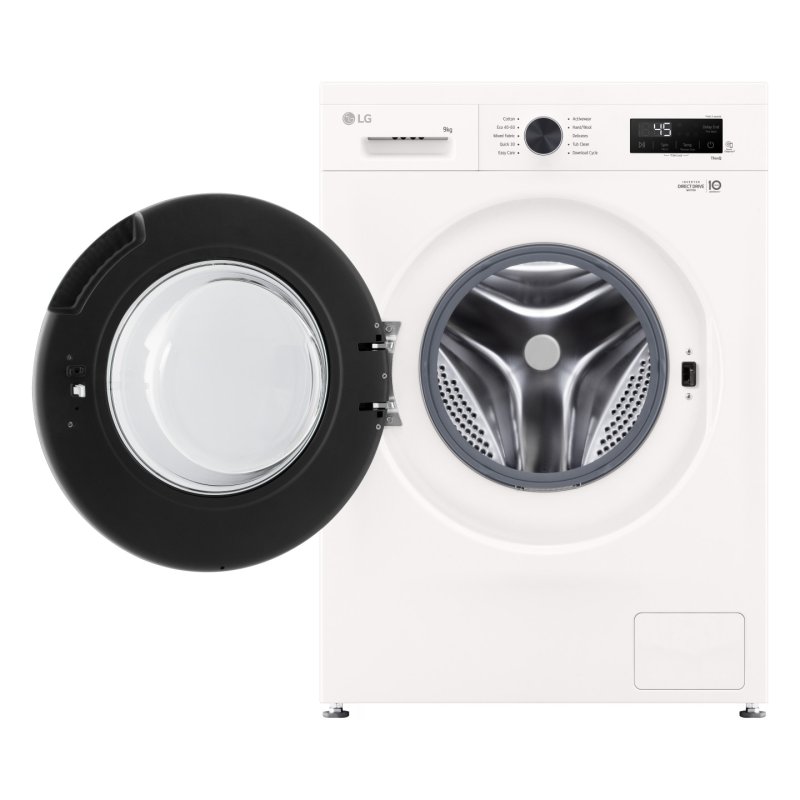 LG F4X1009NWK washing machine Front-load 9 kg 1310 RPM White