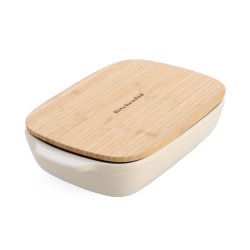 KitchenAid - Medium Baker with Lid - Almond Cream