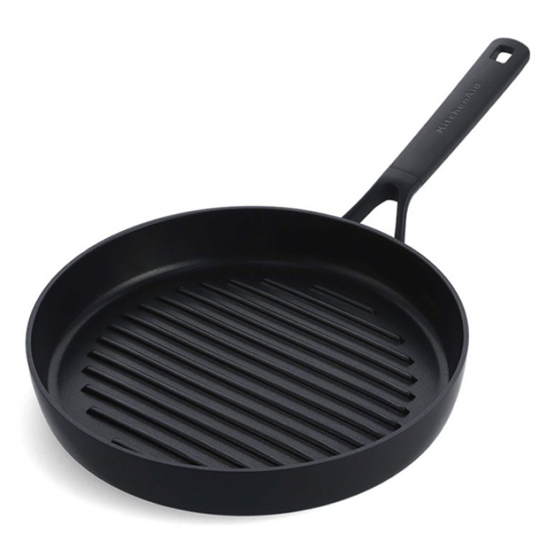 KitchenAid - Classic Forged Round Grillpan - Black - 28 cm