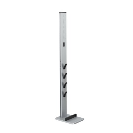 XAVAX - Stand Organizer Vacuum Cleaner - Black/Silver