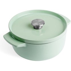 KitchenAid - Cast Iron Casserole - Pistachio - 22 cm