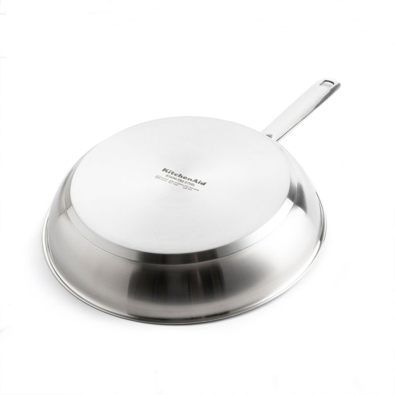 KitchenAid - Stainless Steel Sheet Frypan Set - Silver - 20/24/28 cm