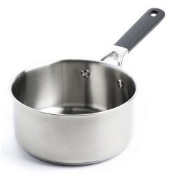 KitchenAid - KA-Classic Stainless Steel OpenSaucepan - Silver - 18cm/2.1L