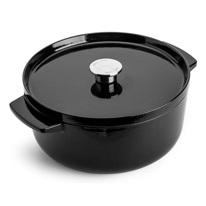 KitchenAid CC006061-001 soup pot 5.2 L Black Cast iron
