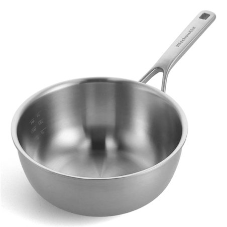 KitchenAid - Multiply Chef's Pan - Silver - 24 cm / 3.74L
