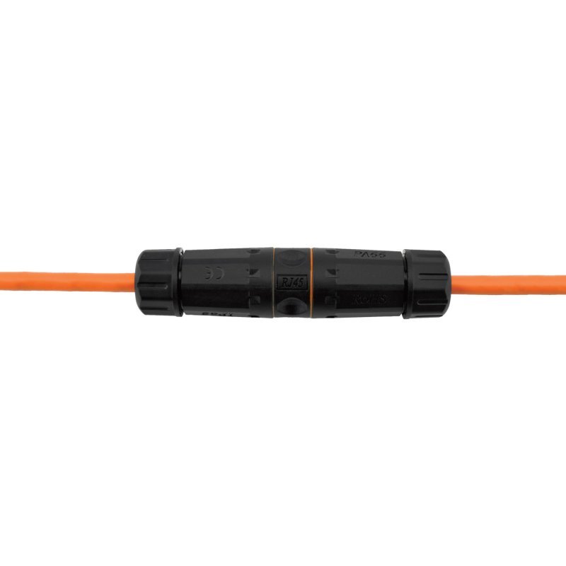 Equip 221162 changeur de genre de câble RJ-45 Noir, Orange