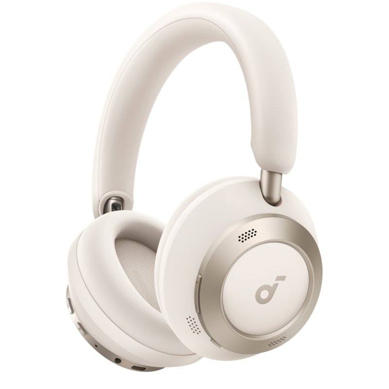Soundcore Space One Pro Casque Sans fil Arceau Appels/Musique Bluetooth Blanc
