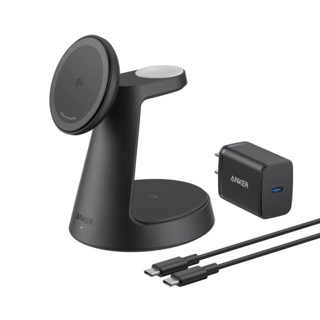 Anker MagGo Headset, Smartphone, Smartwatch Black USB Wireless charging Fast charging Indoor