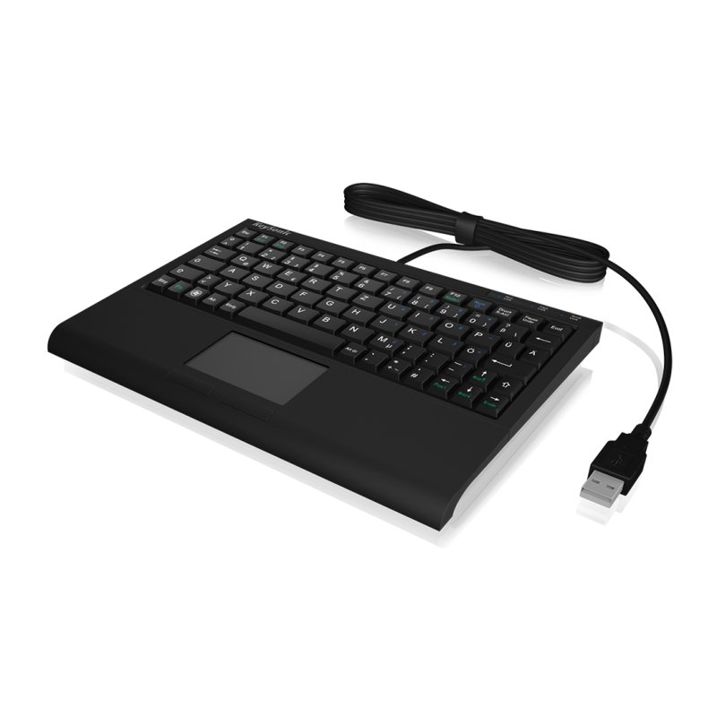 KeySonic ACK-3410 (US) clavier Bureau USB Anglais américain Noir