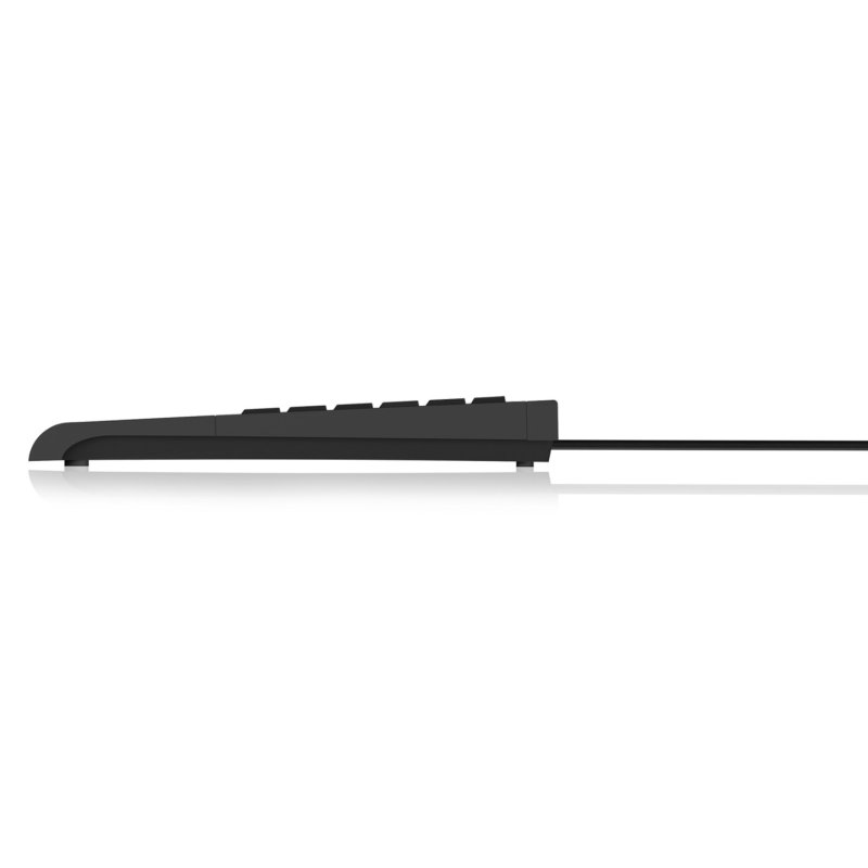 KeySonic ACK-3410 (US) clavier Bureau USB Anglais américain Noir