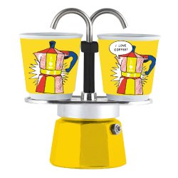 Bialetti 0001405 machine à café manuelle Cafetière à moka Jaune