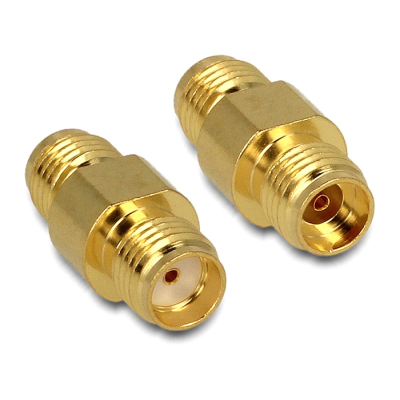 DeLOCK 88478 changeur de genre de câble SMA Or