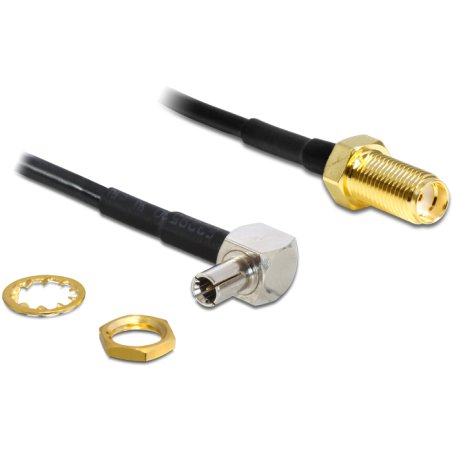 DELOCK HF SMA Buchse zum Einbau TS-9 90 Stecker 170mm