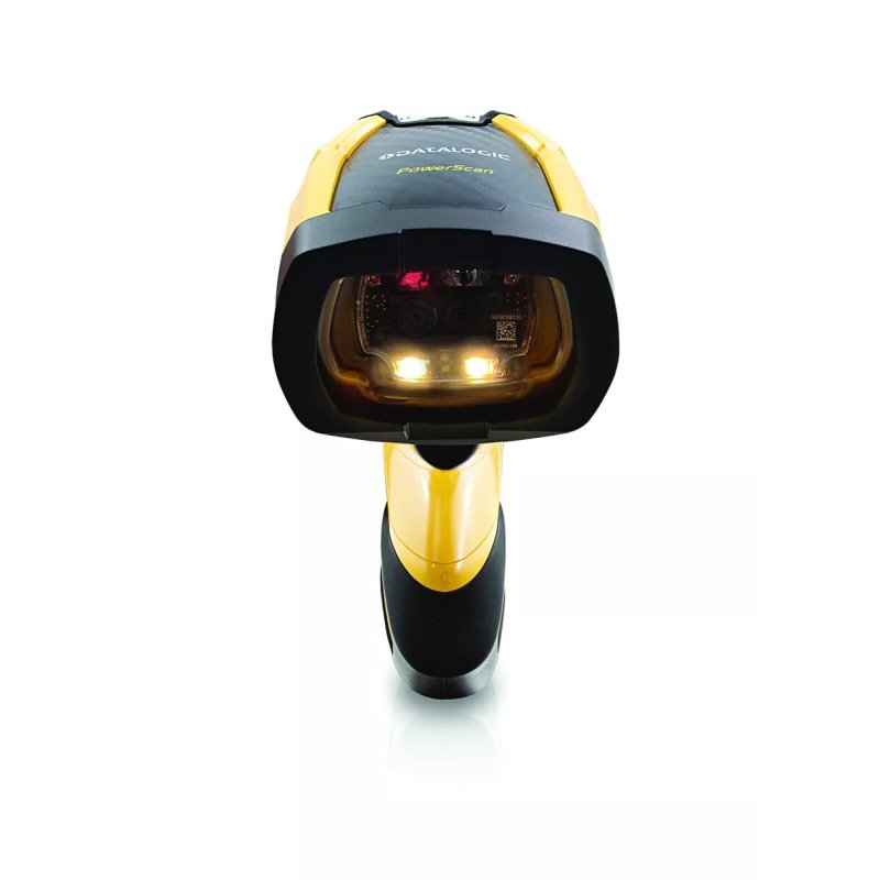 Datalogic PM9600-SR433RBK10 barcode reader Handheld bar code reader 1D/2D Laser Black, Yellow