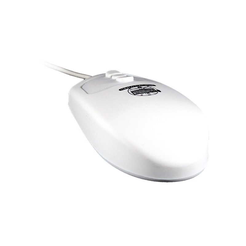 MAN&MACHINE Mouse Mighty DE white USB,Latexfreies Silikon,5Tasten,DE