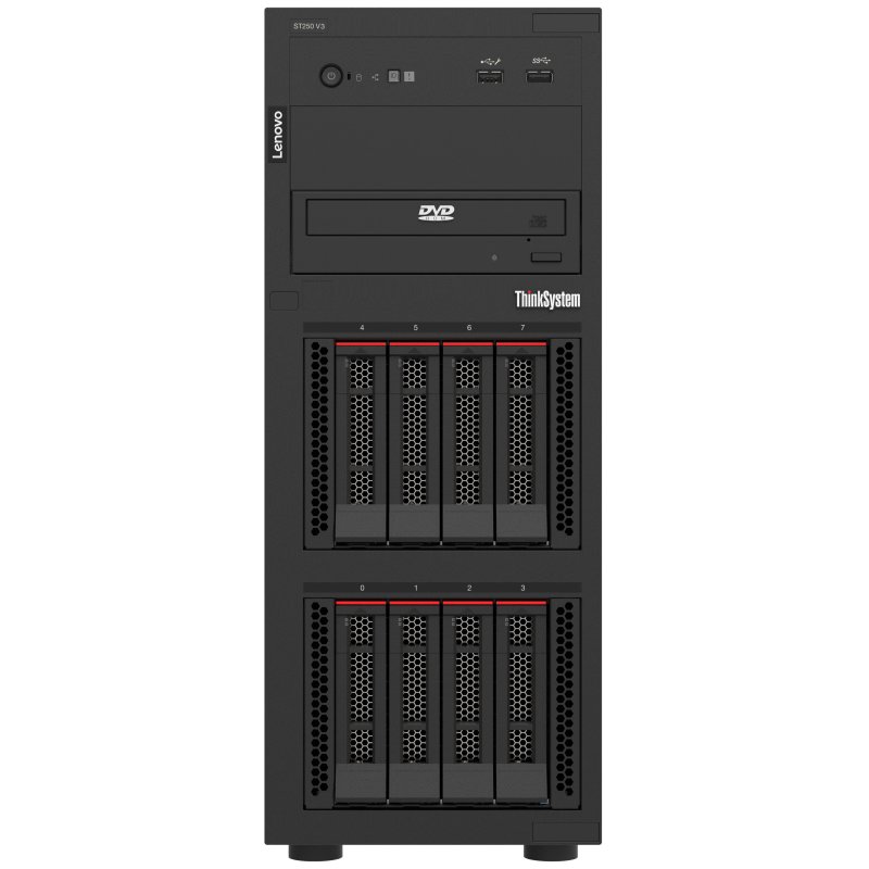 Lenovo ThinkSystem ST250 V3 server Tower Intel Xeon 6315P 2.8 GHz 16 GB DDR5-SDRAM 800 W