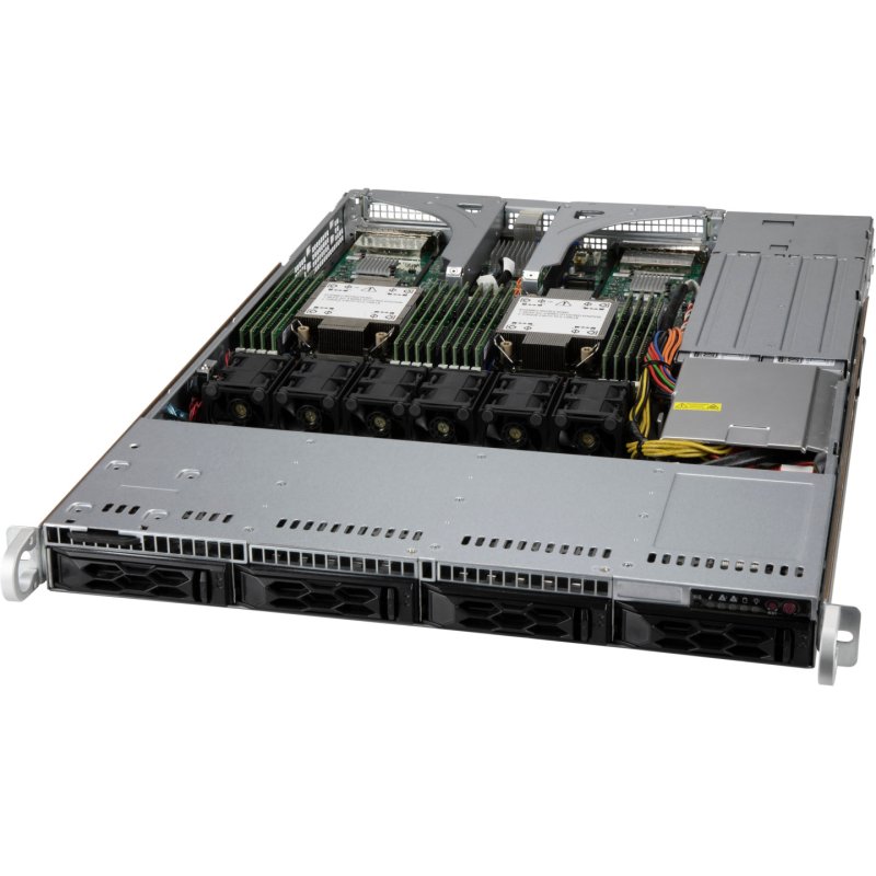 Supermicro CSE-LA15TQC-R860AW unité centrale Rack Noir, Gris 860 W