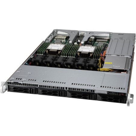 Supermicro CSE-LA15TQC-R860AW unité centrale Rack Noir, Gris 860 W
