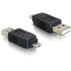 DELOCK Adapter USB micro-A Stecker zu USB2.0 A-Stecker