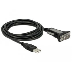DeLOCK Adapter USB 2.0 Type-A to 1 x serial RS-232 DB9 4 m