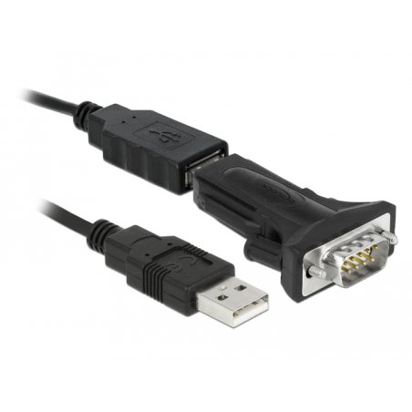 DELOCK Adapter USB 2.0 Typ-A Stecker zu 1 x Seriell RS-422/485 DB9
