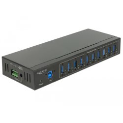 DeLOCK 63919 interface hub USB 3.2 Gen 1 (3.1 Gen 1) Micro-B 5000 Mbit/s Black