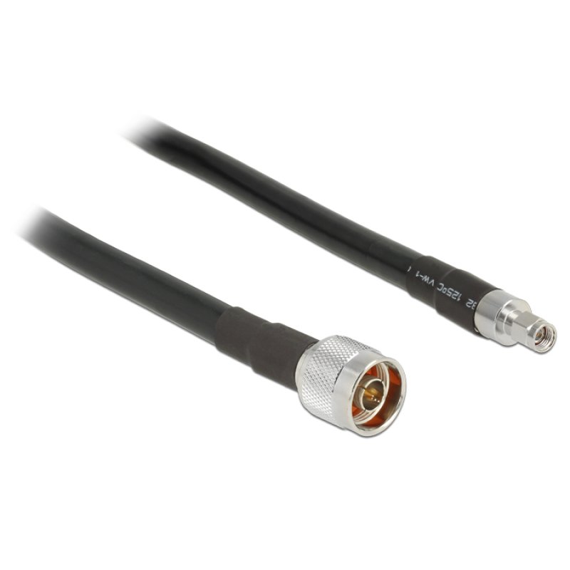 DELOCK HF N Stecker RP-SMA Stecker 5 m CFD400 low loss
